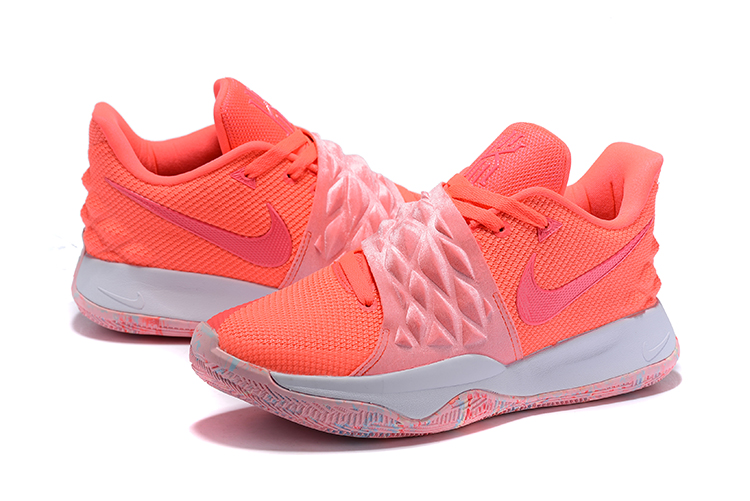 Men Nike Kyrie Irving 4 Low Orange Pink Shoes